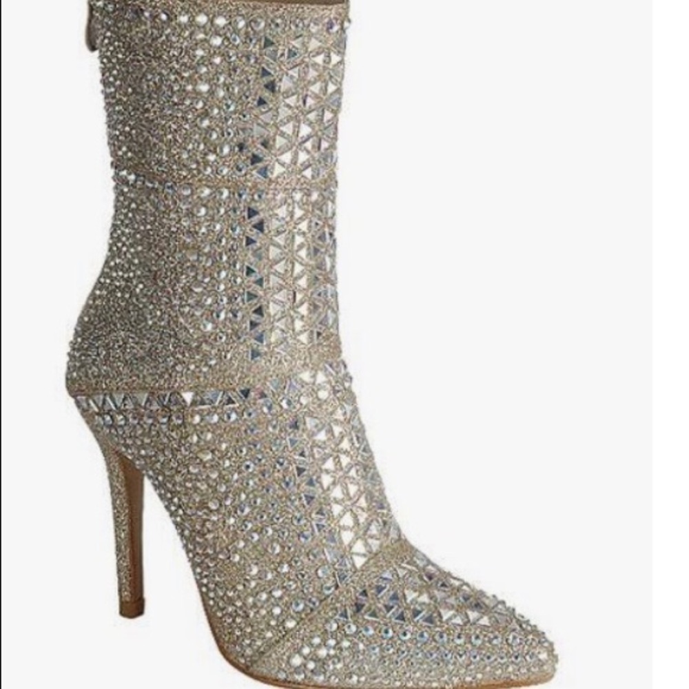 Forever Rhinestone studded  bootie